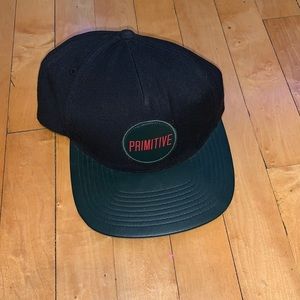 Primitive flat brim hat